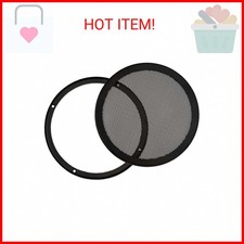 Goldwood Snap On 8" Subwoofer Grille Steel Mesh Speaker Black SGM8 