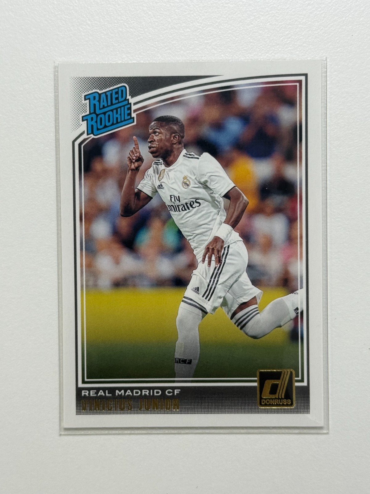 2018 Donruss Vinicius Junior Optic Rated Rookie #177 Real Madrid