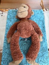 JELLYCAT PONGO ORANGUTAN RETIRED MONKEY APPROXIMATELY 16"