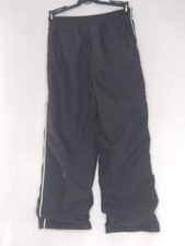 WWE Boys Windbreaker Pants Size 8 Cuffed Leg Black 100 Polyester