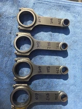 BBC Carrillo H beam 6.535 rods x4 Weights 234/608 Total 842 grams