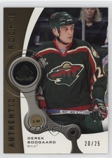 2005-06 SP Game Used Edition Authentic Rookies Gold /25 Derek Boogaard #171 ht1