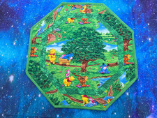 Handmade Quilted Table topper Disney Winnie the Pooh Park clouds Tigger Piglet