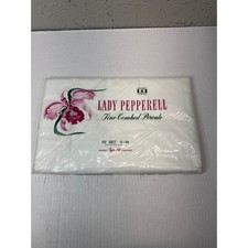 Lady Pepperell Fine Combed Percale Flat White Sheet USA Made 81 x 108 Double