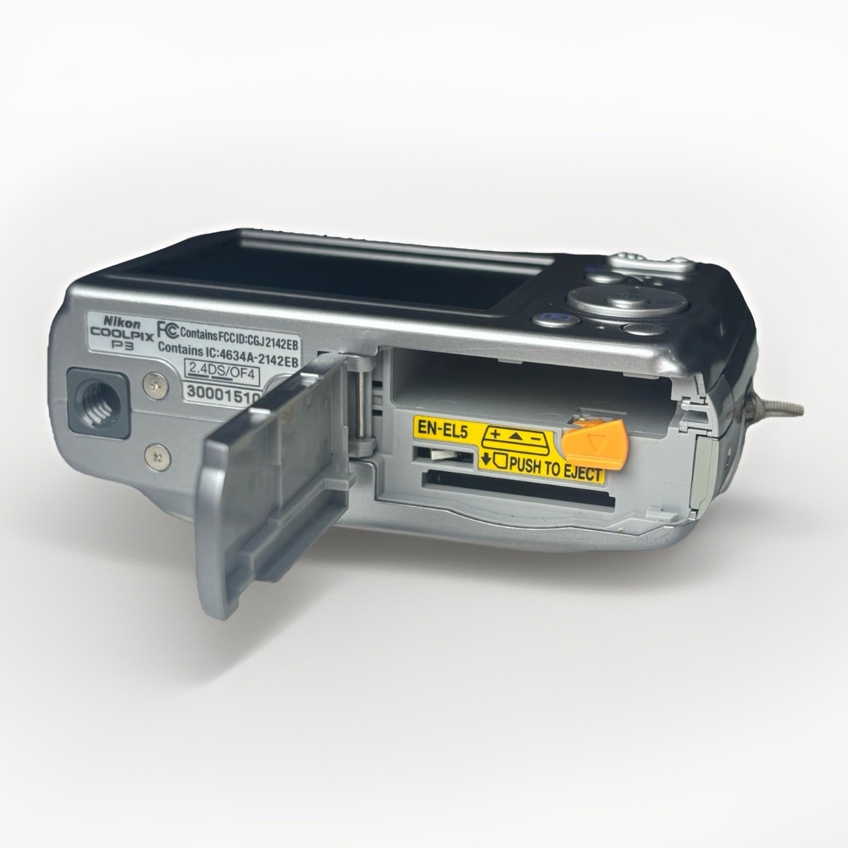 Nikon COOLPIX P3A VR シルバー 💥Camera RARE NIKON COOLPIX P3 VR 8.1MP WiFi Silver digital