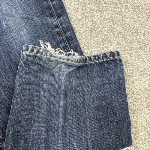 Abercrombie Fitch A&F Skinny Jeans Men 30x30 (Fit 29x30) Whiskers Button Fly Y2K - Picture 3 of 13