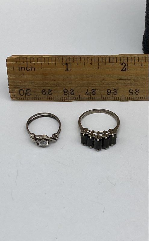 Sterling Silver Assorted Ring Bundle 2pcs 3.5g - image 9
