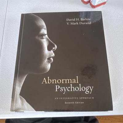Abnormal Psychology 7th Ed Hardcover by Barlow & Durand, Cengage Learning