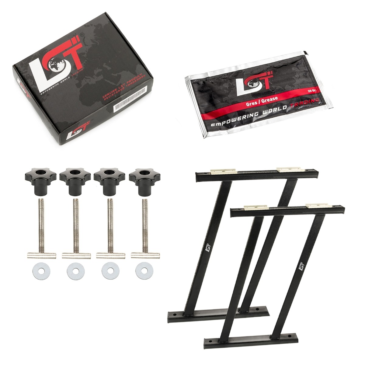 2x Mounting Rails Screws Multiflexboard Underlays for MERCEDES-BENZ Vito W447