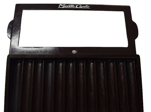 Monte Carlo Casino Las Vegas Used Paul-son Metal Dealer Green/Brown Tray
