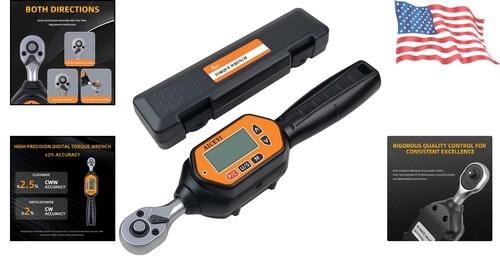 Compact Digital Torque Wrench 1/4 Drive with Buzzer & Four Measurement Units - Picture 2 of 10
