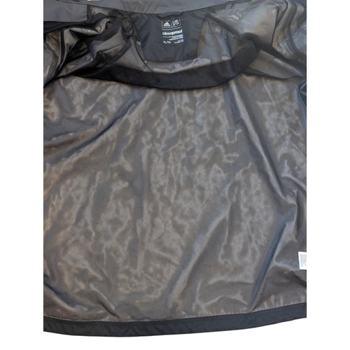 Adidas ClimaProof Jacket Mens XL Full Zip Gray Black Red Lightweight Coat - Picture 9 of 13