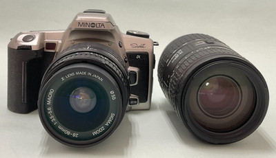 Minolta α Sweet SLR w/ Sigma DL Macro Super 70-300mm Lens - Untested AS-IS