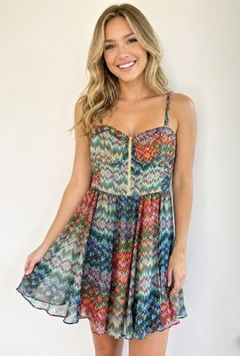 GUESS Bohemian Fit n Flare Dress Size 10