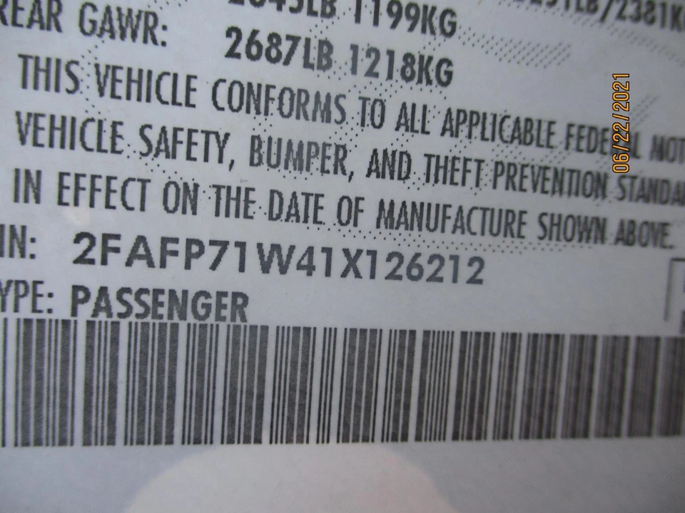 Compressor AC usado serve para: 2001 Ford Crown victoria grau A - Imagem 2 de 4
