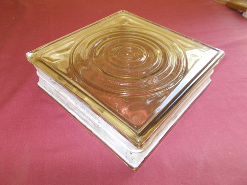 VTG NOS GLASS BLOCK WINDOW ARCHITECTUAL DECROTIVE DESIGN STORE DISPLAY CRAFT - Picture 3 of 12
