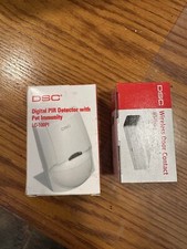 dsc power series wireless door / window contacts WS4945 and DSC power series PIR