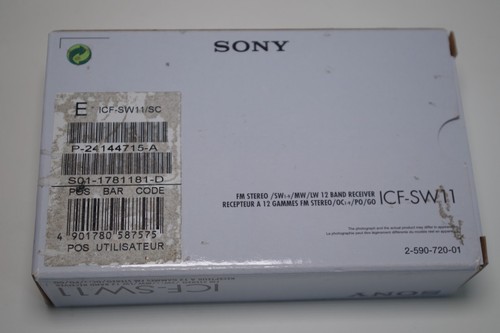 Vintage Sony ICF-SW11 FM/SW/MW/LW 12 Band Portable Radio Receiver with Box - Picture 15 of 17