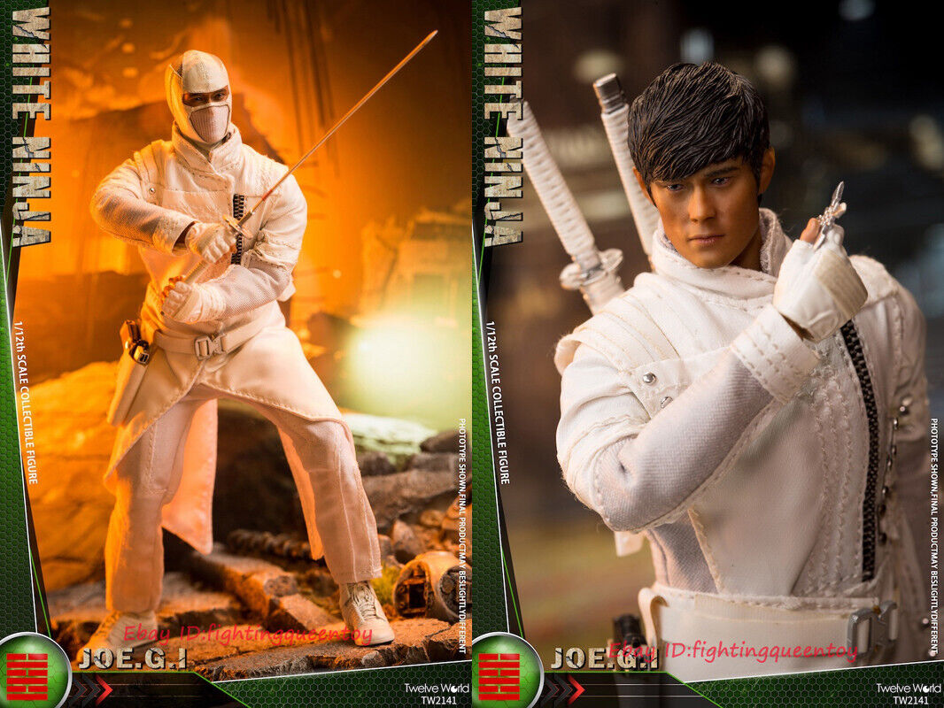 TWTOYS TW2141 Snake Eyes White Ninja 1/12 Action Figure TWTOYS TW2141 Snake Eyes White Ninja 1/12 Action Figure