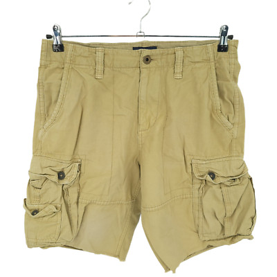 American Eagle Cargo Shorts Mens 30 Khaki Classic Pockets Hiking Utility Outdoor