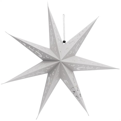 3x Leuchtstern in 3D mit LEDs - Weihnachtsstern mit Beleuchtung & Timer - 60 cm - Bild 6 von 6