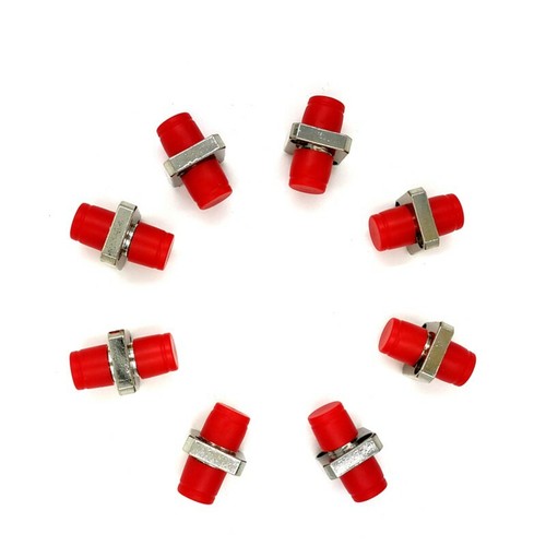 10 x Fibre Optic Patch Panel Adapters SC LC FC UPC APC Flanged Simplex Duplex - 第 10/17 張圖片