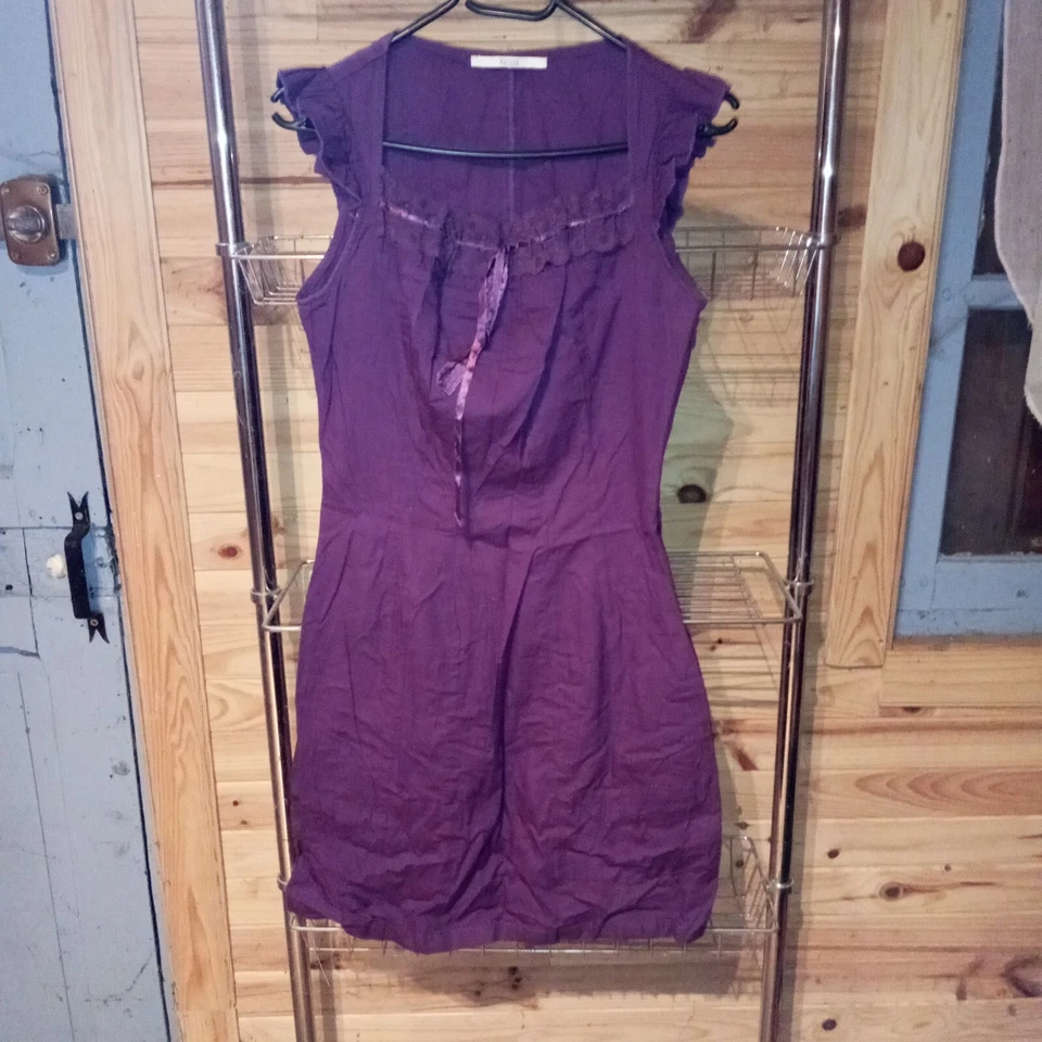 Robe d'été marque XANAKA femme  coton violette T 34 - Photo 1/4