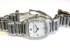 DAVID YURMAN  DIAMOND DIAL , BEZEL AND BRACELET CABLE WATCH