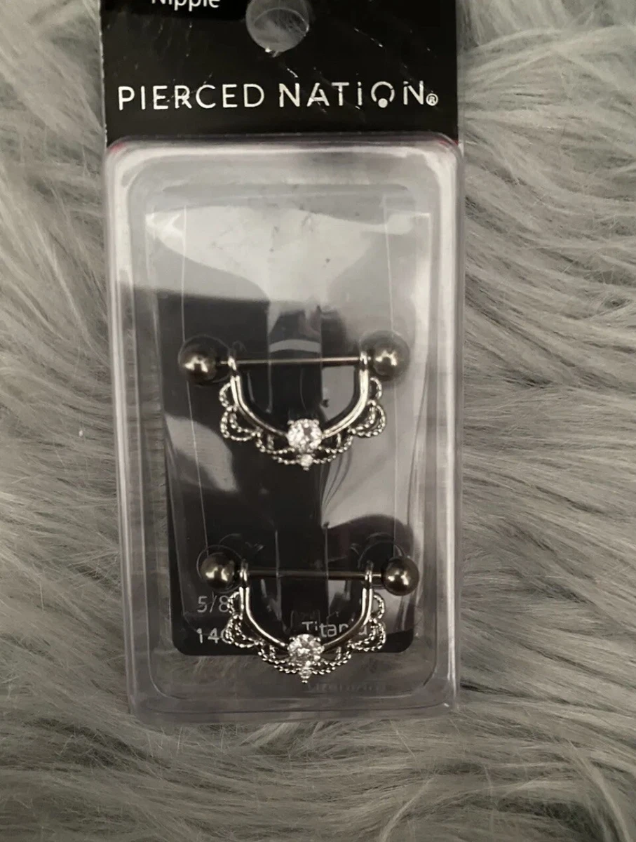 NEW Bundle Spencer s Body Candy Cute Nipple Piercings Jewelry