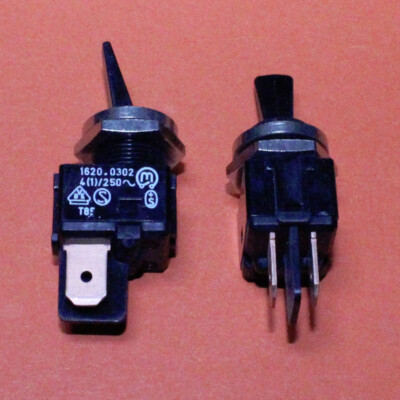 5 STK. 1620.0302 MARQUARDT  SCHALTER STECKKONTAKTE 6,3MM 6A / 250VAC 5pcs