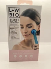 L+W Bio Glacier Cryo Cooling Globes Set Of 2 Blue Full Size NEW IN BOX
