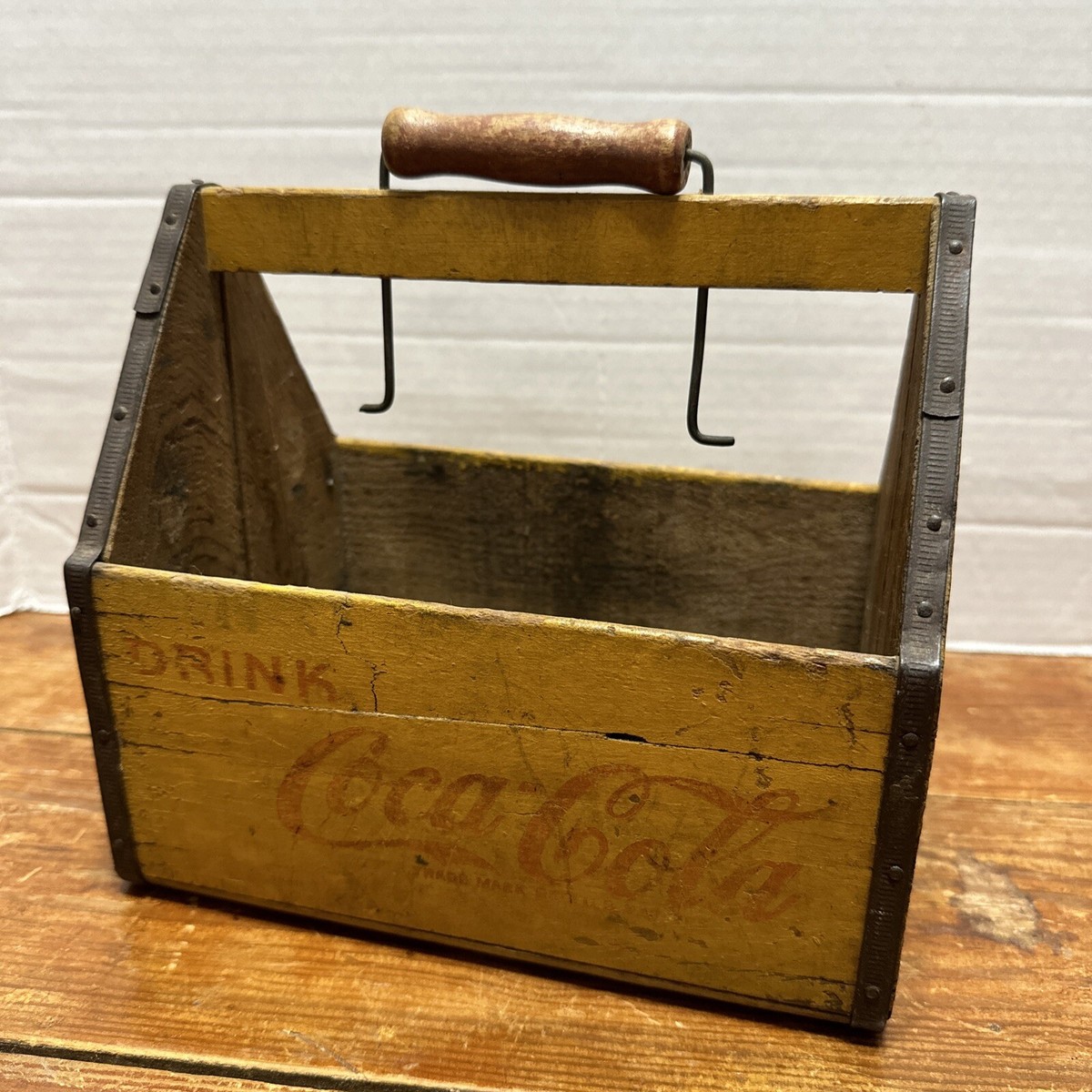 Coca-Cola 復刻ビンテージボトル 木製キャリングケース Coca Cola