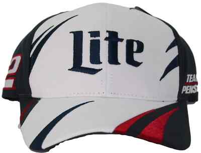 Brad Keselowski # 2 Nascar CFS Miller Lite Jagged Men's Hat