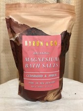 Byron  Co. Magnesium Bath Salts Relaxing Cedarwood  Amber 33.51 Oz