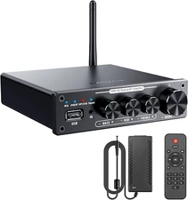 Prozor 192Khz/24 Bit Digital Stereo Amplifier, Hi-Fi Bluetooth Amplifir DAC