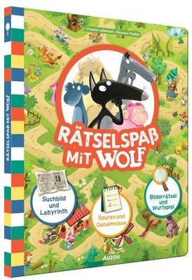 Rätselspaß mit Wolf | Orianne Lallemand | 2022 | deutsch