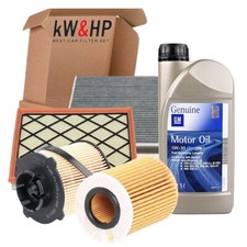 KIT TAGLIANDO 4 FILTRI + 6LT OLIO GM_5W-30 PER OPEL ASTRA TOURER 1.7 110CV 81kW