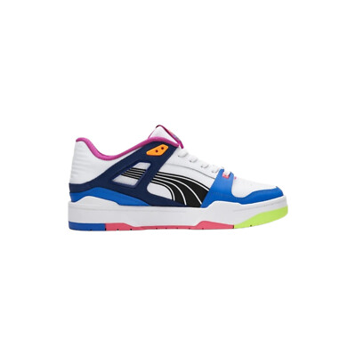 PUMA Men ''Slipstream Sunset'' Basketball Sneaker Shoes White / Bluemazing Size 11