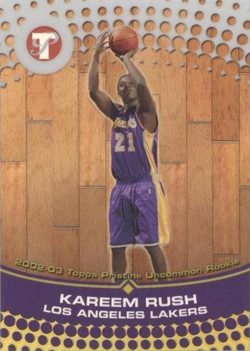 2002-03 Topps Pristine - Kareem Rush #109 Refractor /499 (RC) for sale ...