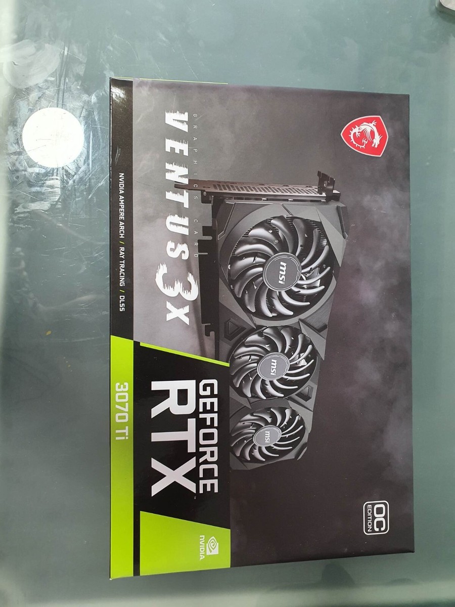 MSI GeForce RTX 3070 Ti VENTUS 3X OC 8GB GDDR6X Graphics MSI GeForce RTX 3070 Ti VENTUS 3X OC 8GB GDDR6X Graphics