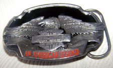 Harley Davidson Vintage 1988 Siskiyou American Eagle Bar Shield Belt Buckle