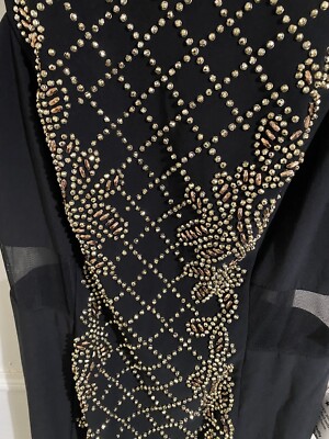 Xscape Beaded Black Sheath Dress Sz 10 | eBay