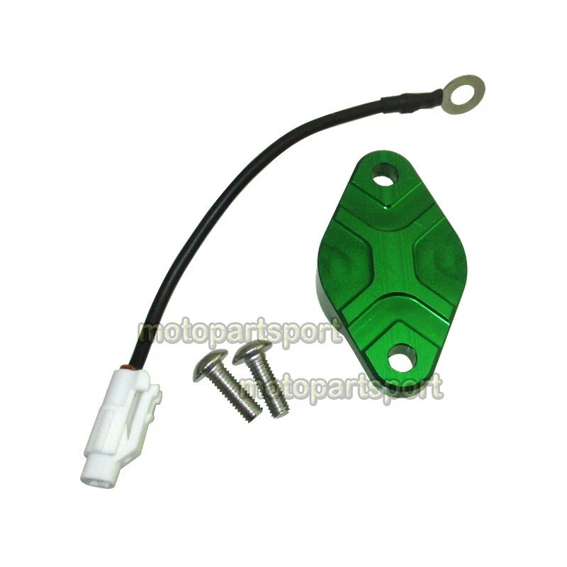 Cubierta de arranque de tope de aluminio Billet para modelos Kawasaki KLX110 y KLX110L 2012-2023 Foto 3 de 4