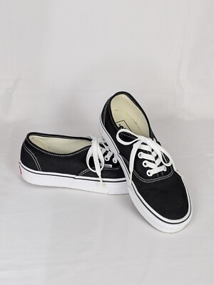 Vans New Authentic Classic Sneakers Unisex Canvas Shoes Black  