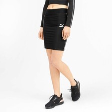 PUMA Classics Ribbed Skirt Black M