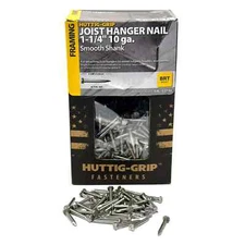 Huttig Grip Joist Hanger Nail 1-1/4 in HGN11410JH5 Bright 10 gauge 5lb 970 Nails