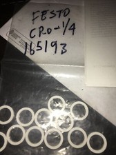 5 Lot FREE SHIPPING Festo CRO-1/4 Sealing Ring 165193 White “plastic“ PVDF Seal