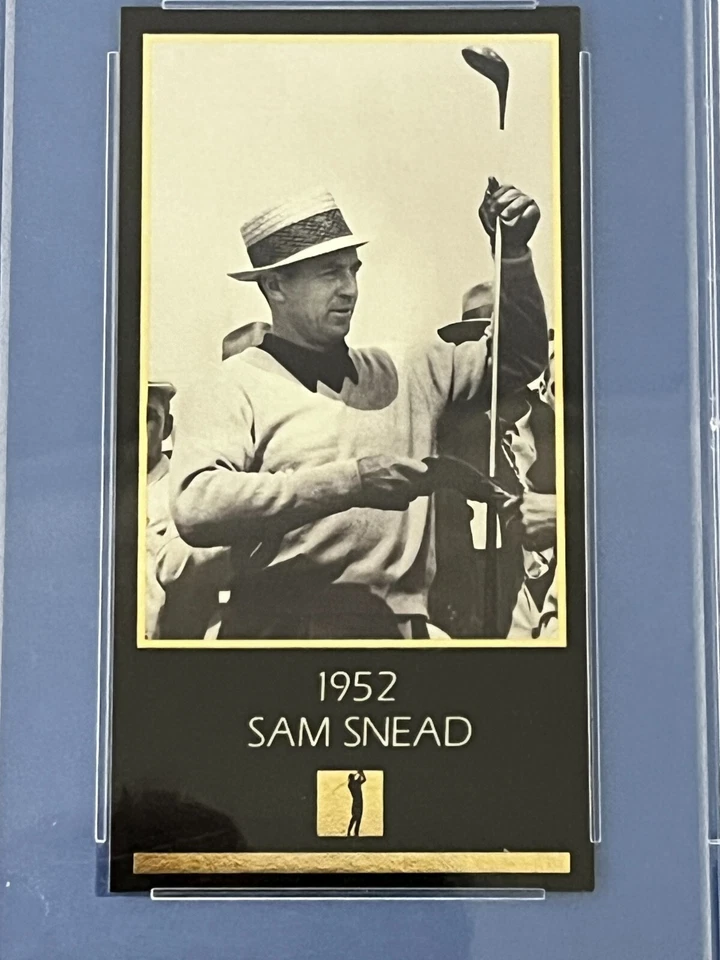 1998 Champions of Golf Masters Collection Sam Snead 1952 NM Mint PSA8 Card - Image 3 of 4