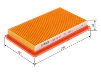 Bosch F 026 400 101 Luftfilter Einsatz FüR Infiniti Nissan (Dfac)