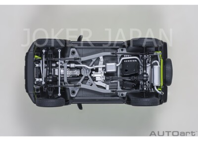 AUTOart Suzuki Jimny Sierra (JB74) (Kinetic Yellow with Black roof